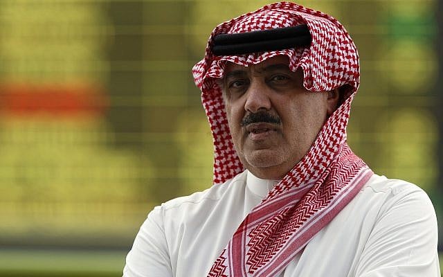 Prince Miteb bin Abdullah, son of Saudi King Abdullah bin Abdul Aziz al-Saud, leaves the equestrian club following a horse racing competition in Janadriyah, on the outskirts of the Saudi capital Riyadh, October 23, 2008. (AP/Hassan Ammar) Prince Miteb bin Abdullah, son of Saudi King Abdullah bin Abdul Aziz al-Saud, leaves the equestrian club following a horse racing competition in Janadriyah, on the outskirts of the Saudi capital Riyadh, October 23, 2008. (AP/Hassan Ammar)