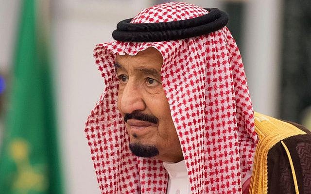 King Salman attends a swearing-in ceremony in Riyadh, Saudi Arabia, on November 6, 2017. (Saudi Press Agency, via AP) King Salman attends a swearing-in ceremony in Riyadh, Saudi Arabia, on November 6, 2017. (Saudi Press Agency, via AP)