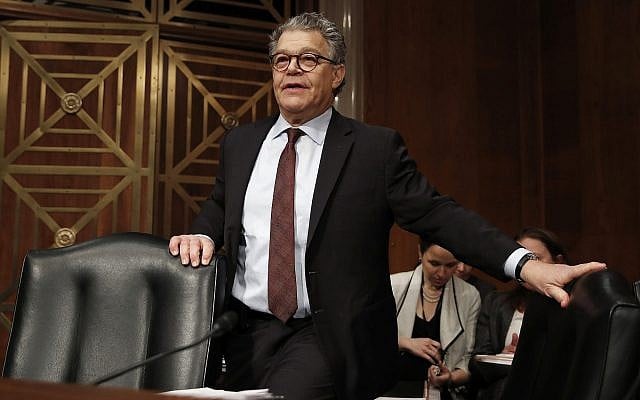 In this photo from November 29, 2017, Senator Al Franken (Democrat-Minnesota), arrives at a Senate Health, Education, Labor and Pensions Committee hearing on Capitol Hill. (AP Photo/Carolyn Kaster) In this photo from November 29, 2017, Senator Al Franken (Democrat-Minnesota), arrives at a Senate Health, Education, Labor and Pensions Committee hearing on Capitol Hill. (AP Photo/Carolyn Kaster)