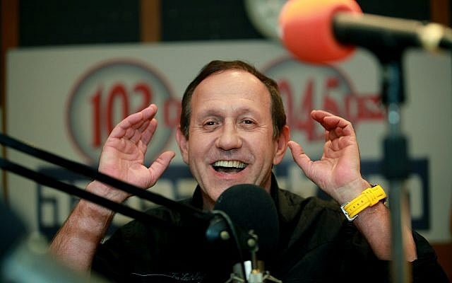 Radio host Gabi Gazit seen here working at the radio station of 103FM on July 5, 2010. (Moshe Shai/Flash90) Radio host Gabi Gazit seen here working at the radio station of 103FM on July 5, 2010. (Moshe Shai/Flash90)
