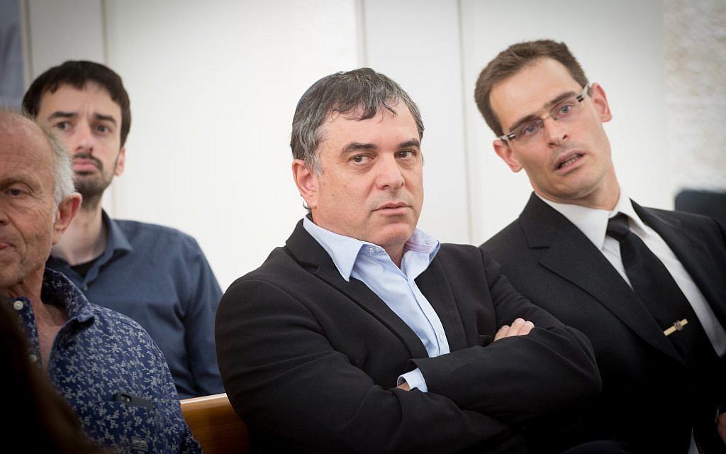 Shlomo Filber, then director general of the Communications Ministry, during a court hearing in the Supreme Court regarding the closing of the Israel Broadcasting Authorities, May 15, 2017. (Miriam Alster/Flash90)