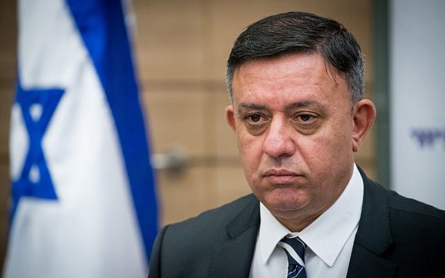 Labor party leader Avi Gabbay leads a faction meeting at the Israeli parliament on October 30, 2017. (Yonatan Sindel/Flash90) Labor party leader Avi Gabbay leads a faction meeting at the Israeli parliament on October 30, 2017. (Yonatan Sindel/Flash90)