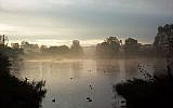 A lake in Regent’s Park, where a Jewish teen was seriously injury in a stabbing by a group of men on November 14, 2017. (Wikimedia Commons via JTA)