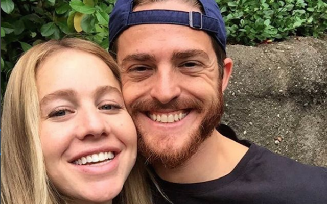 Simi Polonsky, left, with her husband Shua. (The Frock NYC/Instagram via JTA) Simi Polonsky, left, with her husband Shua. (The Frock NYC/Instagram via JTA)