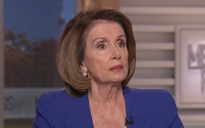 Democratic House Minority Leader Nancy Pelosi, November 26, 2017 (NBC screenshot)