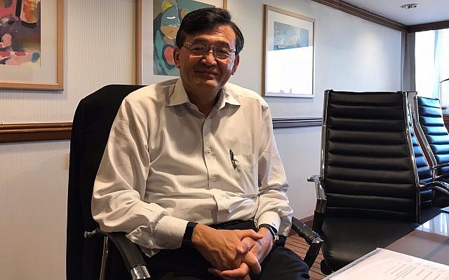 Lip-Bu Tan, president and CEO of Cadence Design Systems, Inc. in Tel Aviv, Nov. 6, 2017 (Shoshanna Solomon/TimesofIsrael) Lip-Bu Tan, president and CEO of Cadence Design Systems, Inc. in Tel Aviv, Nov. 6, 2017 (Shoshanna Solomon/TimesofIsrael)