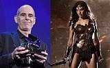 Foxtrot director Samuel Maoz (L) and Wonder Woman star Gal Gadot. (AFP/ Tiziana FABI and Zack Snyder/Warner Bros)