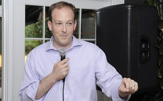 Republican Congressman Lee Zeldin attends a reception at the Hamptons International Film Festival 2016 in East Hampton, New York, on October 8, 2016. (Matthew Eisman/Getty Images for Hamptons International Film Festival via JTA) Republican Congressman Lee Zeldin attends a reception at the Hamptons International Film Festival 2016 in East Hampton, New York, on October 8, 2016. (Matthew Eisman/Getty Images for Hamptons International Film Festival via JTA)