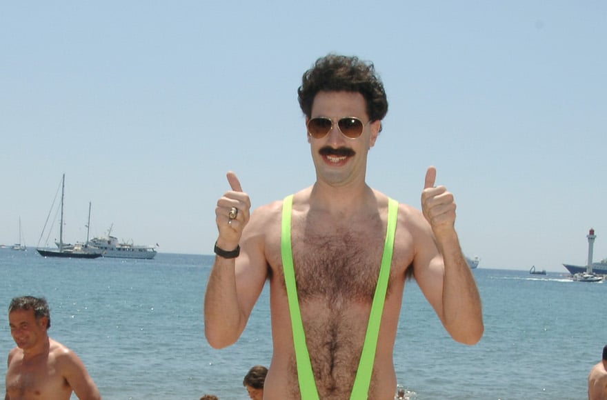 Sacha Baron Cohen offers to pay tourists mankini fines The Times of Israel