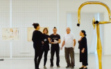Israel Museum staff making decisions about artwork placement in "The Museum," about the country's most well-known cultural institution (Courtesy 'The Museum')