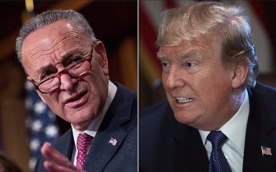 Trump attacks an immigration program, Chuck Schumer gets caught in the  crossfire | The Times of Israel