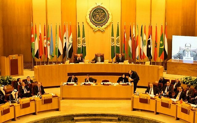 A general view taken on December 9, 2017, shows the Arab League headquarters during an emergency foreign ministers meeting in the Egyptian capital Cairo, following US President Donald Trump's recognition of Jerusalem as Israel's capital. (AFP PHOTO / MOHAMED EL-SHAHED) A general view taken on December 9, 2017, shows the Arab League headquarters during an emergency foreign ministers meeting in the Egyptian capital Cairo, following US President Donald Trump's recognition of Jerusalem as Israel's capital. (AFP PHOTO / MOHAMED EL-SHAHED)