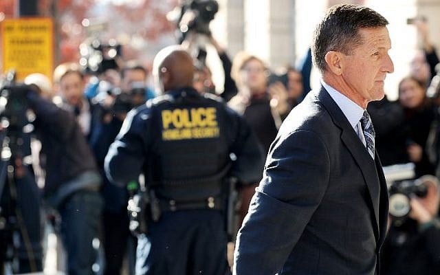 Michael Flynn, former national security adviser to US President Donald Trump, arrives for a plea hearing at the Prettyman Federal Courthouse on December 1, 2017, in Washington, DC. (Chip Somodevilla/Getty Images/AFP) Michael Flynn, former national security adviser to US President Donald Trump, arrives for a plea hearing at the Prettyman Federal Courthouse on December 1, 2017, in Washington, DC. (Chip Somodevilla/Getty Images/AFP)