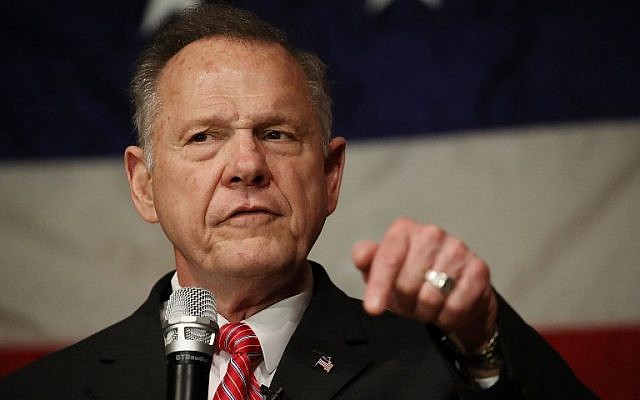 Republican Senatorial candidate Roy Moore speaks during a campaign event at Oak Hollow Farm on December 5, 2017 in Fairhope, Alabama. (Joe Raedle/Getty Images/AFP) Republican Senatorial candidate Roy Moore speaks during a campaign event at Oak Hollow Farm on December 5, 2017 in Fairhope, Alabama. (Joe Raedle/Getty Images/AFP)