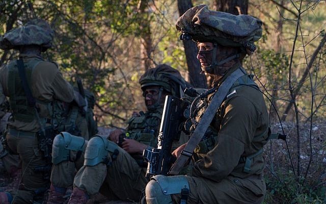 Members of the elite Egoz unit take part in an exercise in Cyprus in June 2017. (Israel Defense Forces) Members of the elite Egoz unit take part in an exercise in Cyprus in June 2017. (Israel Defense Forces)