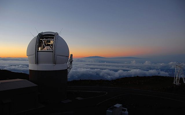 The Pan-STARRS1 Observatory on Haleakala, Maui, Hawaii at sunset. (Rob Ratkowski/University of Hawaii via AP) The Pan-STARRS1 Observatory on Haleakala, Maui, Hawaii at sunset. (Rob Ratkowski/University of Hawaii via AP)