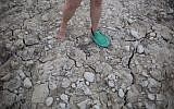 In this September 16, 2017, photo, a swimmer participates in the annual Sea of Galilee swim. (AP Photo/Oded Balilty)