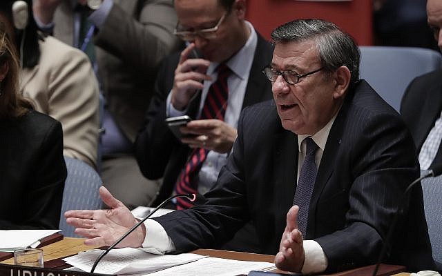 Rodolfo Nin Novoa, Foreign Minister of Uruguay, speaks during a Security Council meeting, September 21, 2016, at UN headquarters. (AP Photo/Julie Jacobson) Rodolfo Nin Novoa, Foreign Minister of Uruguay, speaks during a Security Council meeting, September 21, 2016, at UN headquarters. (AP Photo/Julie Jacobson)