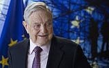 George Soros, founder and chairman of the Open Society Foundation, waits for the start of a meeting at EU headquarters in Brussels on April 27, 2017. (Olivier Hoslet, Pool Photo via AP)