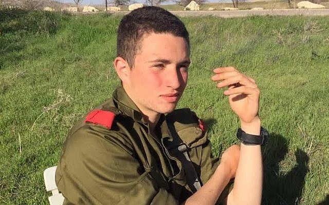 Ron Yitzhak Kokia, an IDF soldier who was stabbed to death in a terror attack on November 30, 2017. (Israel Defense Forces) Ron Yitzhak Kokia, an IDF soldier who was stabbed to death in a terror attack on November 30, 2017. (Israel Defense Forces)