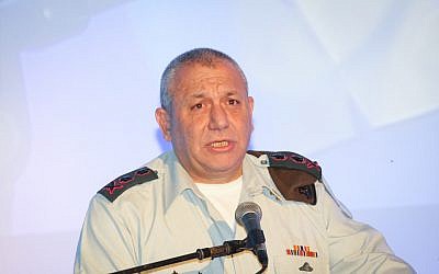 IDF Chief of Staff Gadi Eisenkot on November 14, 2017. (Flash90)