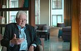 Jan Tollenaere during his interview with Canvas on the children of Nazi collaborators (Courtesy/Canvas VRT)