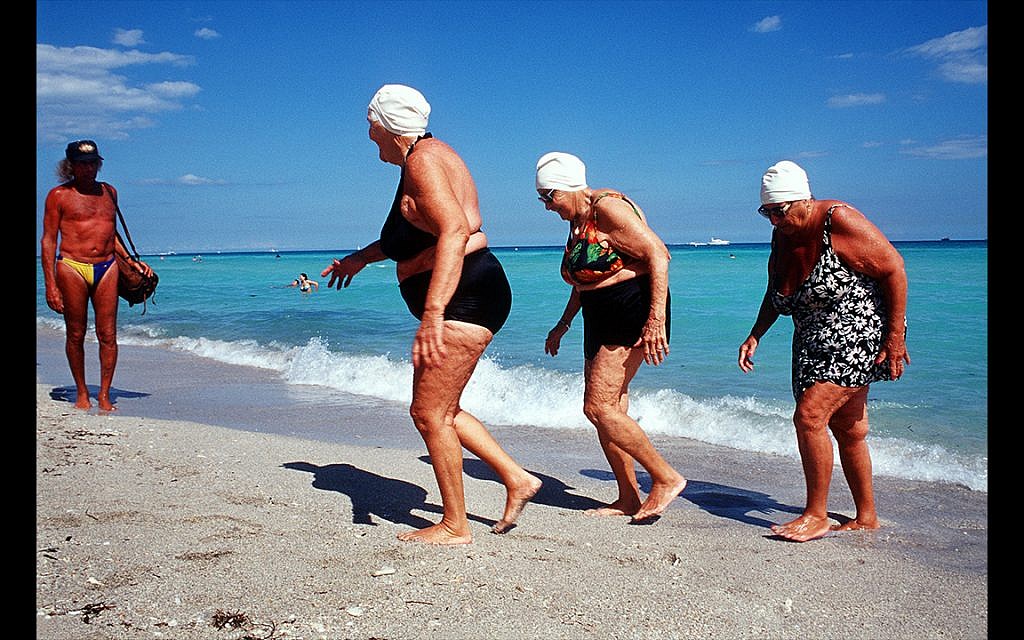 Three Sisters at the Beach, Miami Beach, 2000 (Naomi Harris)