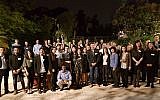 Alumni and participants of Founders & Coders Nazareth branch attend gathering at UK Ambassador David Quarrey's residence, Dec. 20, 2017  (Courtesy)