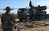 A Pantsir-S1 weapons system, illustrative (YouTube screenshot)