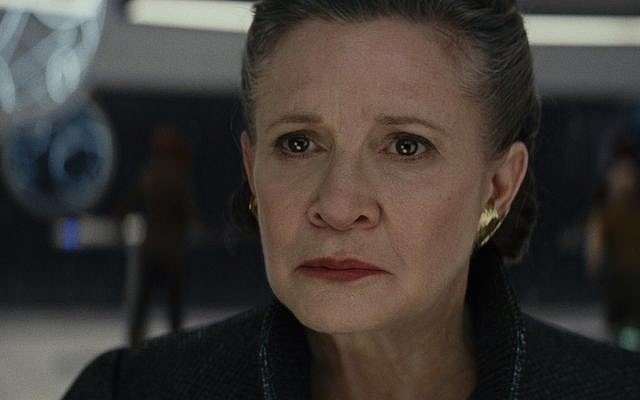 Carrie Fisher as General Leia in 'The Last Jedi.' (Screenshot/Courtesy Walt Disney/Lucasfilms)