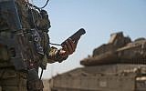 Sensors on tanks will send an alert when maintenance is required (IDF Spokesperson's Unit)