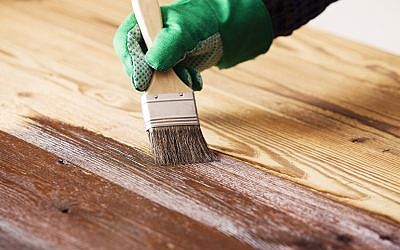 Painting and wood maintenance. A new report on health and the environment recommends research into in-house pollution. (gkrphoto via istockphoto/Getty Images)