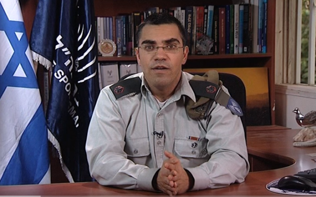 IDF Arabic Spokesman Avichai Adraee. (Screen capture/YouTube)