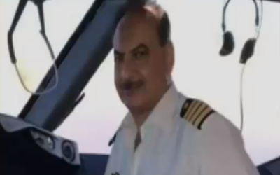 Royal Jordanian pilot Yousef Dajah. (Screen capture: MEMRI)