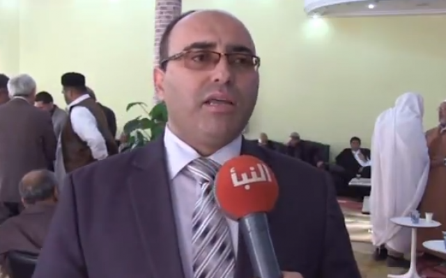 Misrati Mayor Muhammad Eshtewi. (Screen capture/YouTube)