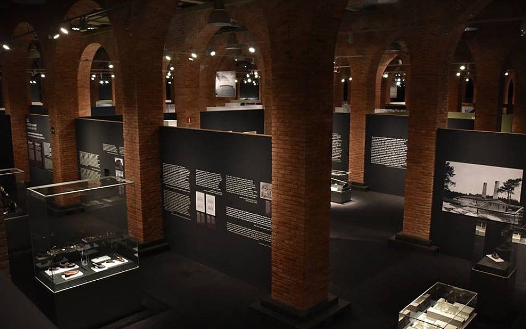 At the Arte Canal in Madrid, Spain, artifacts from Auschwitz-Birkenau went on display in December 2017 (Courtesy of Musealia)