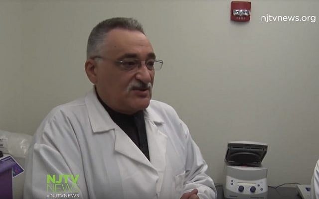 Rutgers University professor Michael Chikindas seen in a March 1, 2017 interview. (screen capture: YouTube) Rutgers University professor Michael Chikindas seen in a March 1, 2017 interview. (screen capture: YouTube)