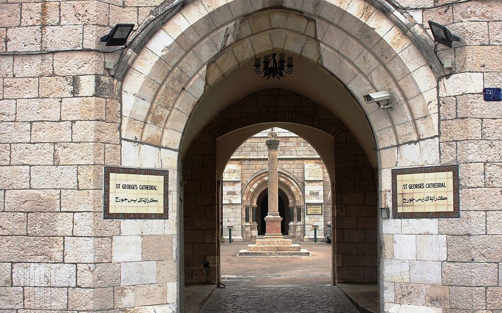 The Cathedral of St. George hosted a historic treaty between the Turks and the British in 1917. (Shmuel Bar-Am)