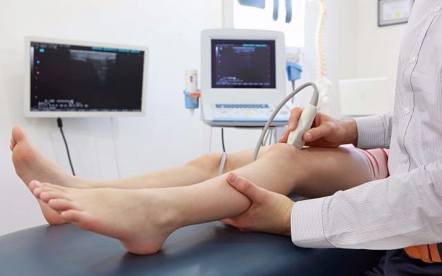 Illustrative ultrasound of a child's knee joint (endopack, IStock by Getty Images)