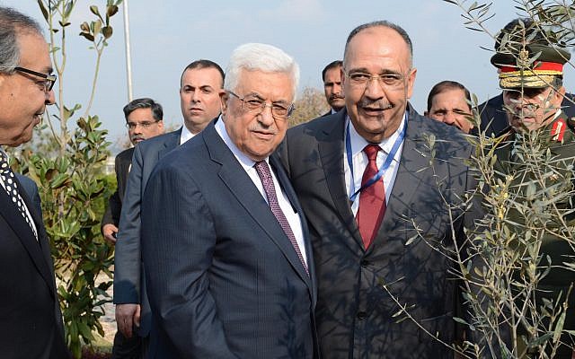 Palestinian Ambassador to Pakistan Walid Abu Ali with Palestinian Authority President Mahmoud Abbas (Facebook) Palestinian Ambassador to Pakistan Walid Abu Ali with Palestinian Authority President Mahmoud Abbas (Facebook)