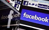 Illustrative: Logos of US online social media and social networking service Facebook. (AFP Photo/Loic Venance)