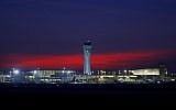 A view of Ben Gurion Airport near Tel Aviv, January 21, 2018. (AFP Photo/Jack Guez)
