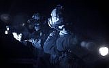 Israeli security forces carry out raids in the West Bank city of Jenin in pursuit of the Palestinian killers of Israeli rabbi Raziel Shevach on January 18, 2018 (Israel Police)