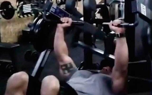 Personal trainer Rodrigo Silva at a gym center operating inside the Brazilian Israelite Club. (Alef News/Facebook) Personal trainer Rodrigo Silva at a gym center operating inside the Brazilian Israelite Club. (Alef News/Facebook)