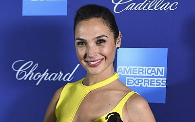 'Wonder Woman' actress Gal Gadot poses at the 29th annual Palm Springs International Film Festival on January 2, 2018, in Palm Springs, California. (Jordan Strauss/Invision/AP)