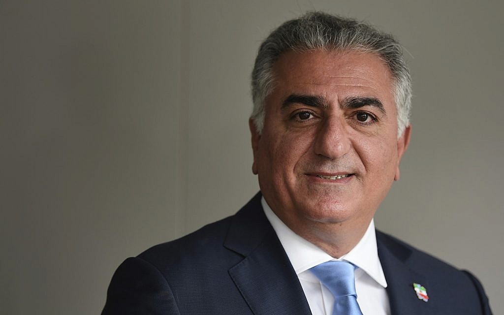 Reza Pahlavi, the exiled son of Iran's last shah before the 1979 Islamic Revolution and a critic of the country's clerical leaders, pauses for a photo after an interview with The Associated Press in Washington, January 9, 2018. (AP Photo/Susan Walsh) Reza Pahlavi, the exiled son of Iran's last shah before the 1979 Islamic Revolution and a critic of the country's clerical leaders, pauses for a photo after an interview with The Associated Press in Washington, January 9, 2018. (AP Photo/Susan Walsh)