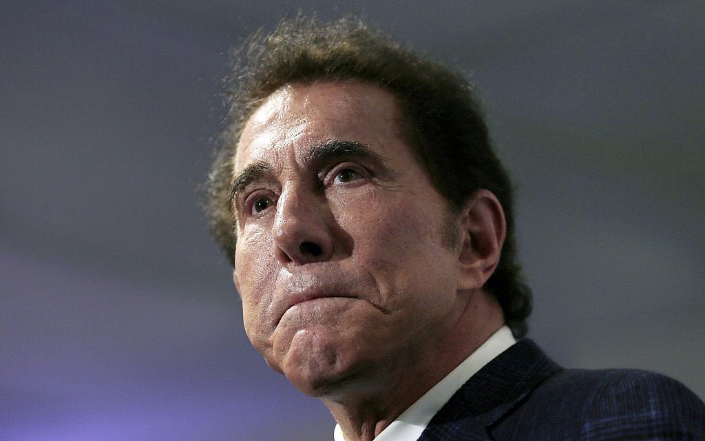 This file photo from March 15, 2016, shows casino mogul Steve Wynn at a news conference in Medford, Massachusetts. (AP Photo/Charles Krupa, File)