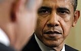 President Barack Obama meets with Israeli Prime Minister Benjamin Netanyahu, Monday, March, 5, 2012, in the Oval Office of the White House in Washington. (AP Photo/Pablo Martinez Monsivais)