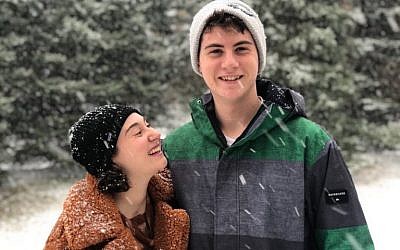 Hannah and Ari Weiss (Courtesy of Camp Ramah Darom via JTA)