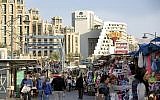 The promenade in the southern Israeli city of Eilat, December 20, 2012. (Moshe Shai/FLASH90)